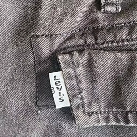 Levi's Cargo Shorts Mens W35 Black Chino White Label Hiking Camping Workwear - Picture 9 of 15
